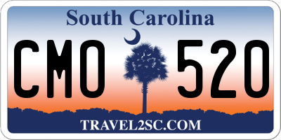 SC license plate CMO520