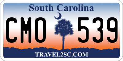 SC license plate CMO539