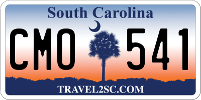 SC license plate CMO541