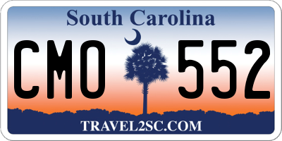 SC license plate CMO552