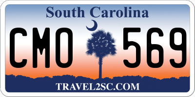 SC license plate CMO569