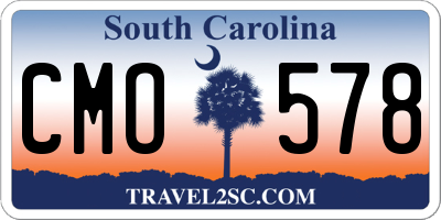 SC license plate CMO578