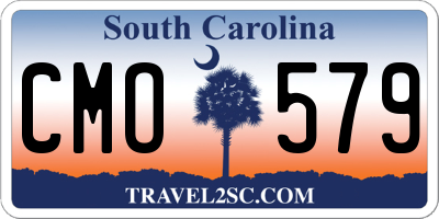 SC license plate CMO579