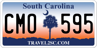 SC license plate CMO595