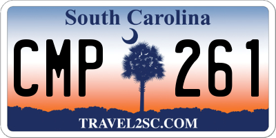 SC license plate CMP261