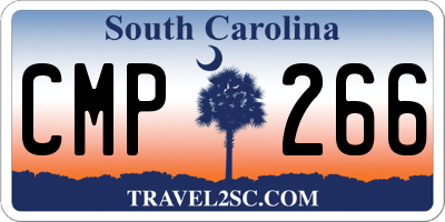SC license plate CMP266