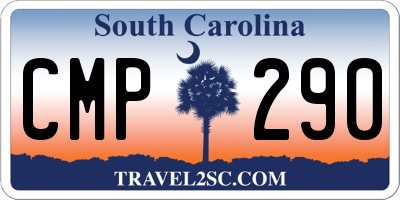 SC license plate CMP290