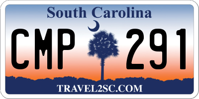 SC license plate CMP291
