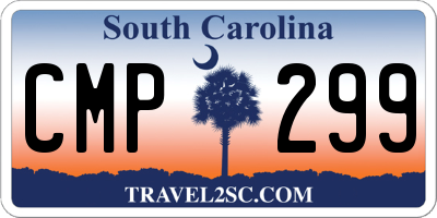 SC license plate CMP299