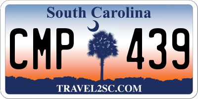 SC license plate CMP439