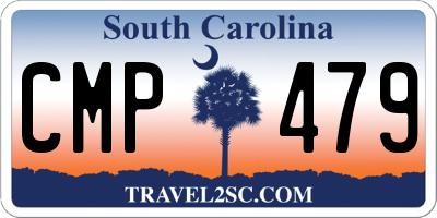 SC license plate CMP479