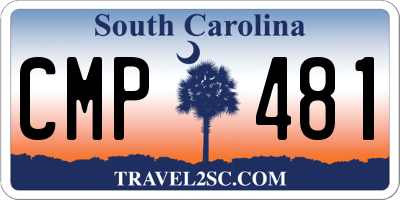 SC license plate CMP481