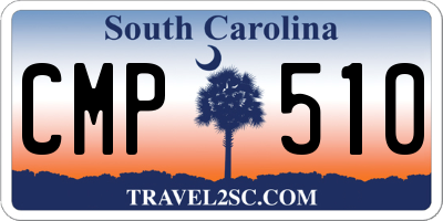 SC license plate CMP510