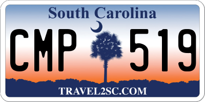 SC license plate CMP519