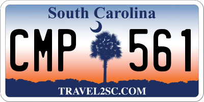 SC license plate CMP561