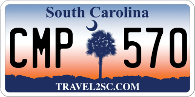 SC license plate CMP570
