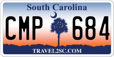 SC license plate CMP684