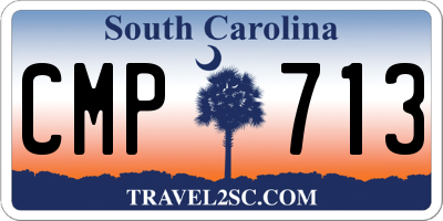 SC license plate CMP713