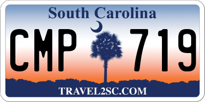 SC license plate CMP719