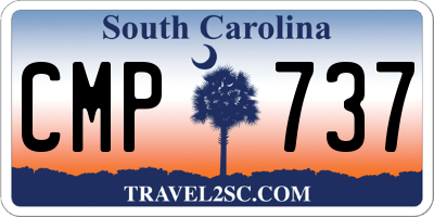 SC license plate CMP737