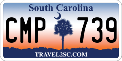 SC license plate CMP739