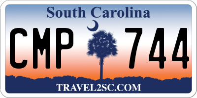 SC license plate CMP744