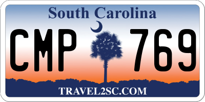 SC license plate CMP769