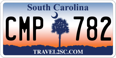SC license plate CMP782
