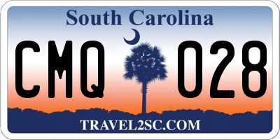 SC license plate CMQ028