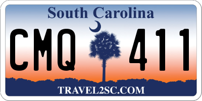 SC license plate CMQ411