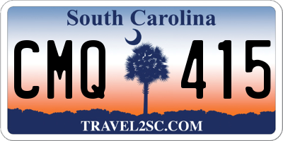 SC license plate CMQ415