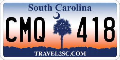 SC license plate CMQ418