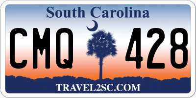 SC license plate CMQ428