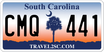 SC license plate CMQ441