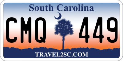 SC license plate CMQ449