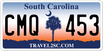 SC license plate CMQ453