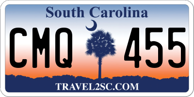 SC license plate CMQ455