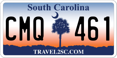 SC license plate CMQ461