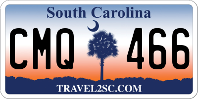SC license plate CMQ466