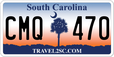 SC license plate CMQ470