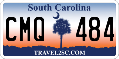 SC license plate CMQ484