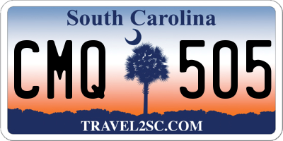 SC license plate CMQ505