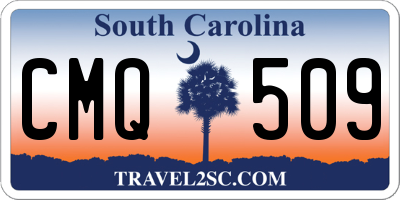 SC license plate CMQ509