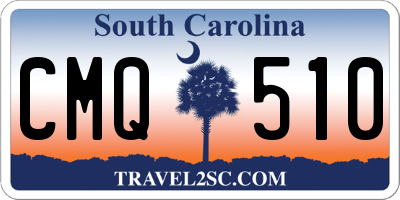 SC license plate CMQ510