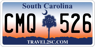 SC license plate CMQ526