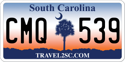 SC license plate CMQ539