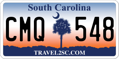 SC license plate CMQ548