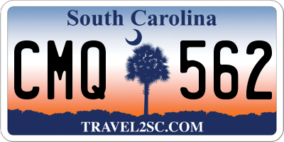 SC license plate CMQ562