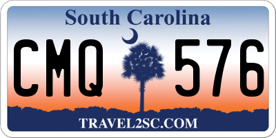 SC license plate CMQ576