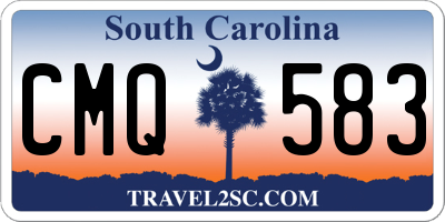 SC license plate CMQ583